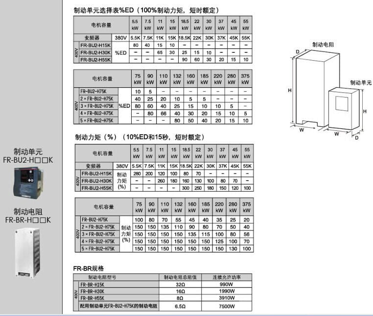 FR-BU2-H7.5K參數(shù)表